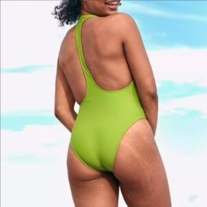 Vibrant Green One-Piece Swimsuit